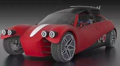 全球首輛3D打印跑車即將誕生！