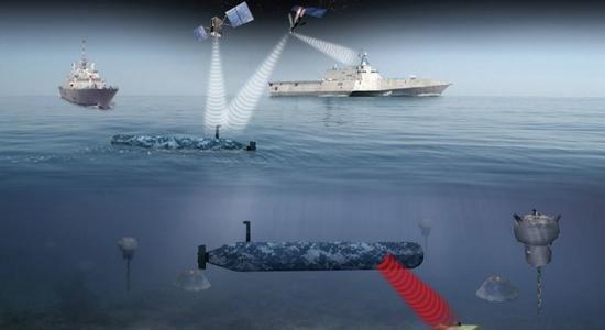 美國海軍正評估測試Knifefish水下探雷機(jī)器人